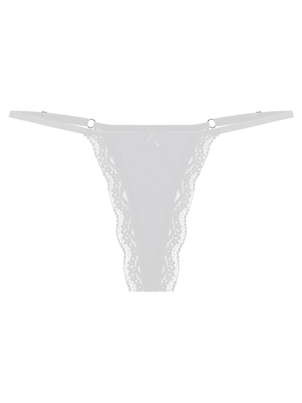 Calcinha Fio String Microfibra Pop Colors Branco