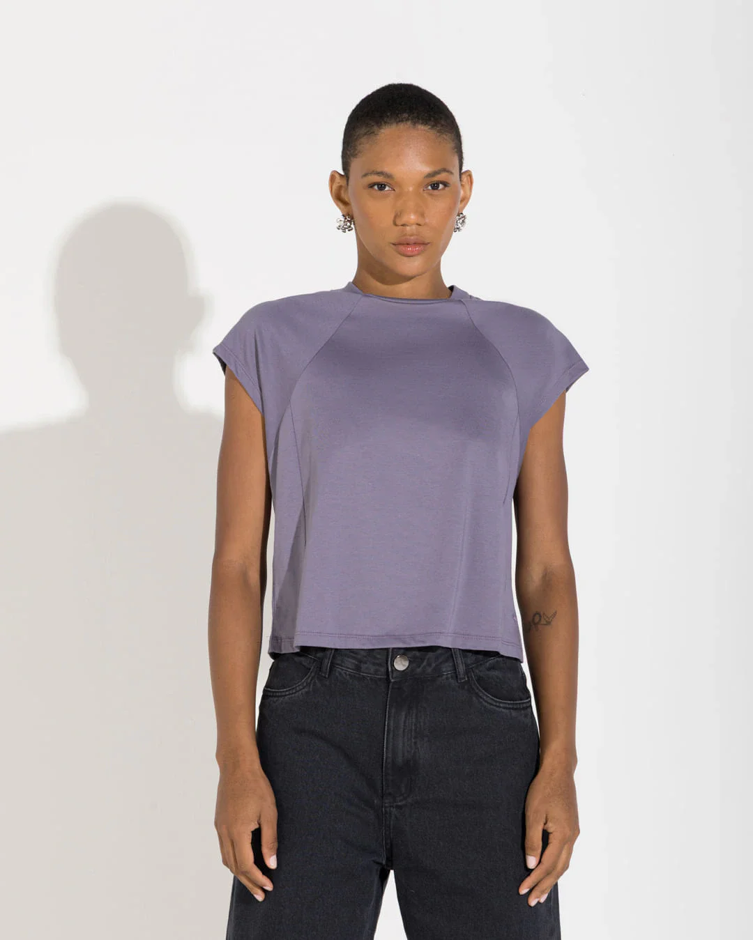 Camiseta Pima Raglan Feminina