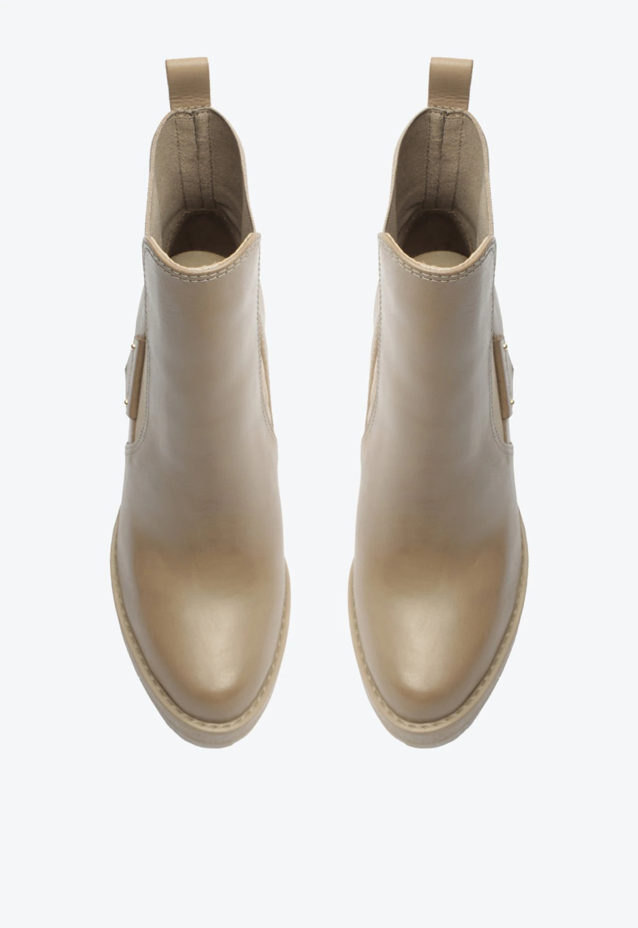 Bota Tratorada Salto Alto Marrom