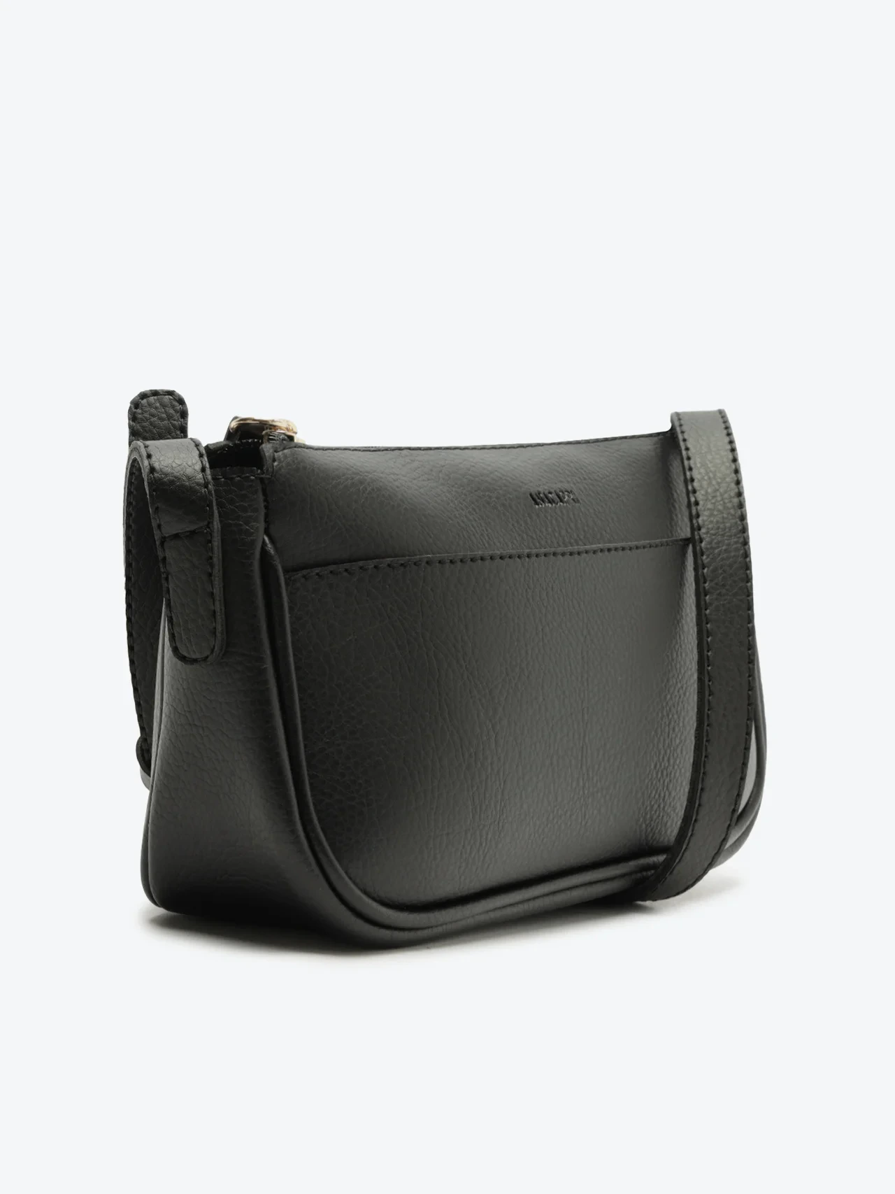 Bolsa Tiracolo Média Soft Color Preta