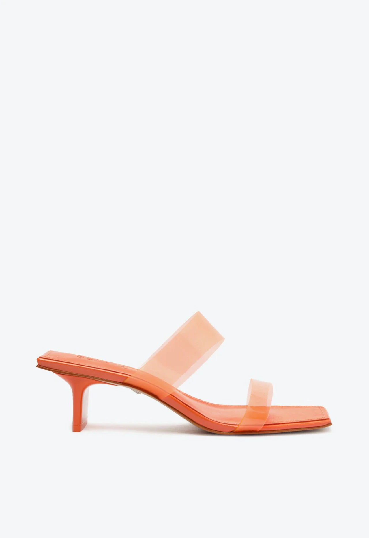 Tamanco Hot Transparency Vinil Laranja