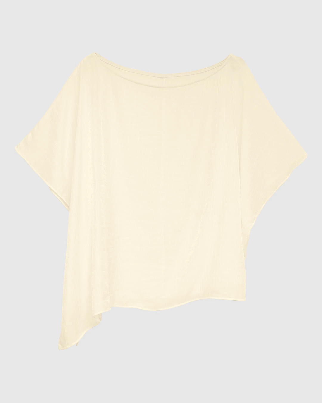 Blusa Feminina Assimétrica Em Tecido Acetinado Texturizado - ENFIM
