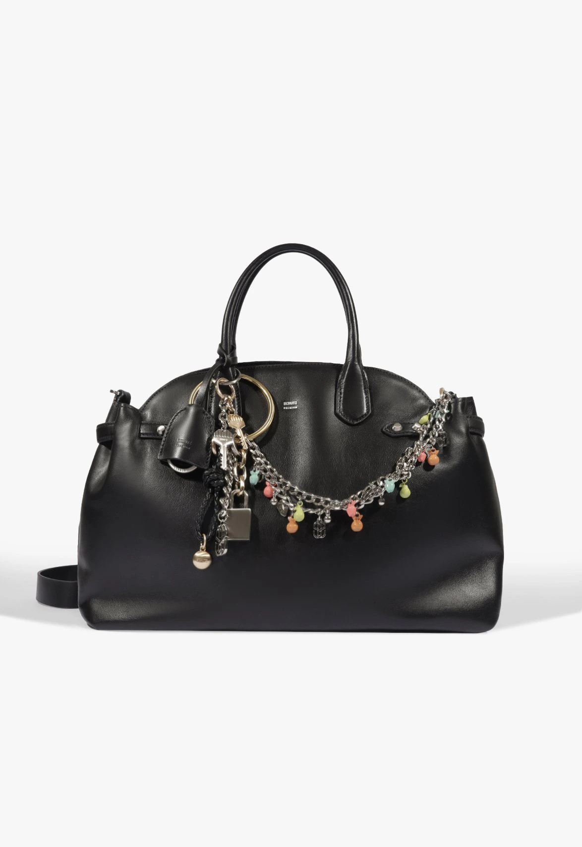 Bolsa Tote Broadway Summer Grande Couro Preta
