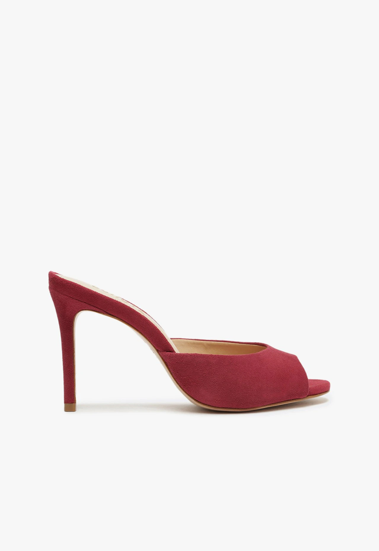 Sandália Mule Liz Camurça Vermelha