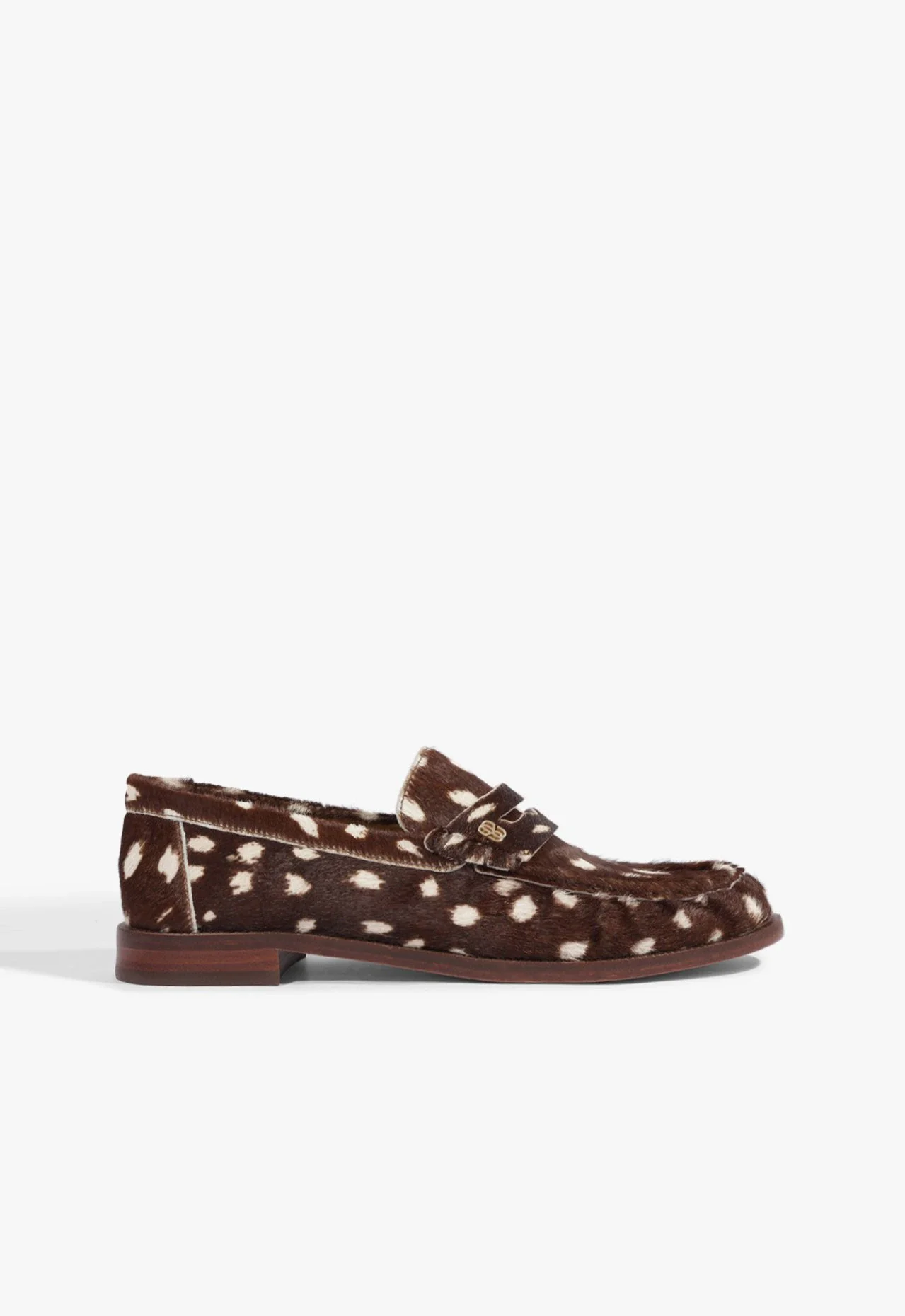 Mocassim Tyche Couro Animal Print