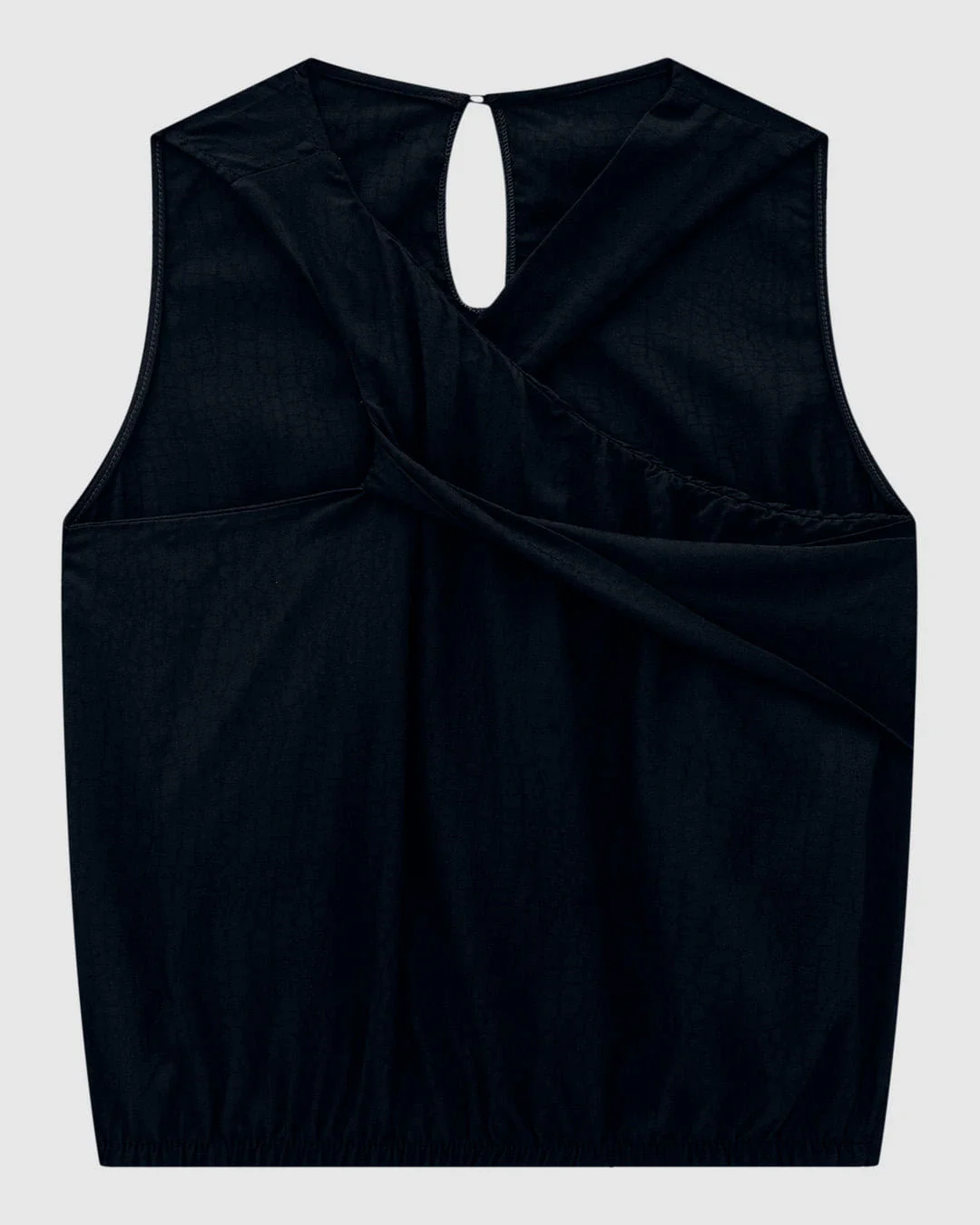 Blusa Balonê Feminina Decote Torcido Em Malha Jacquard - ENFIM