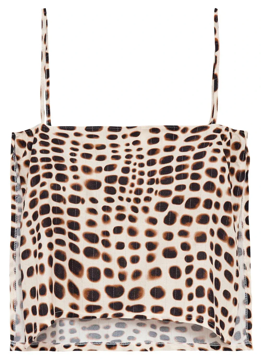 Enfim - Blusa Ampla Animal Print Off White