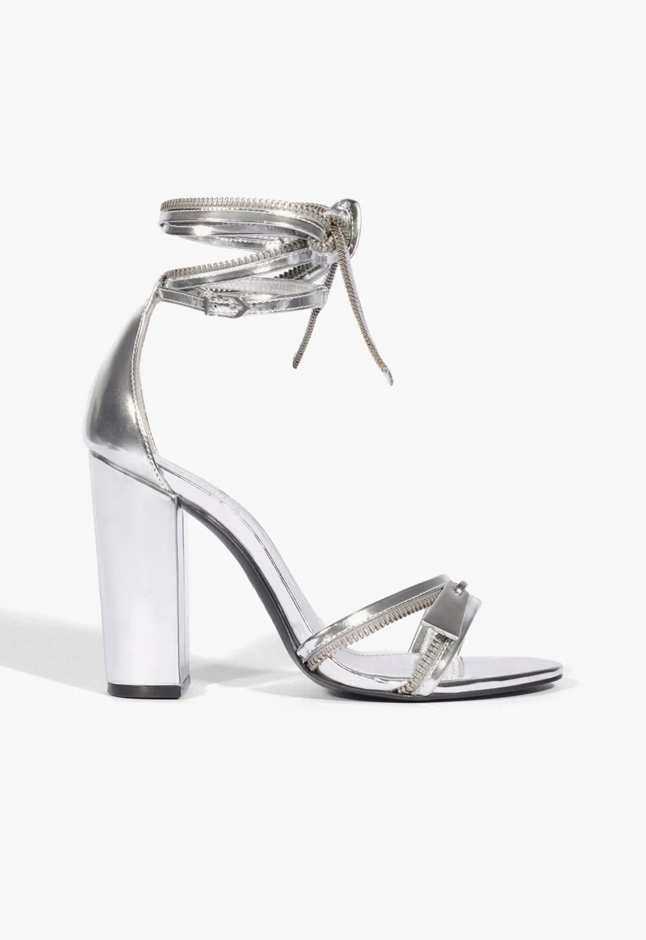 Sandália Dev Sandal Couro Prata