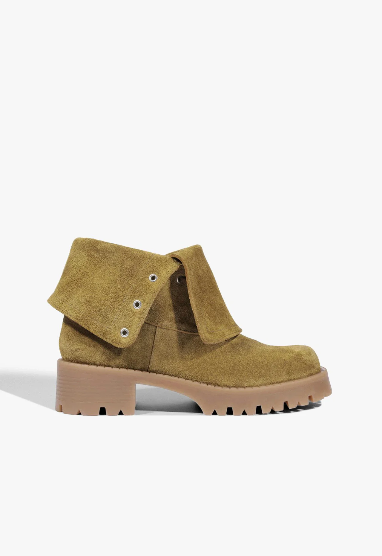 Bota Florenza Couro Verde Oliva