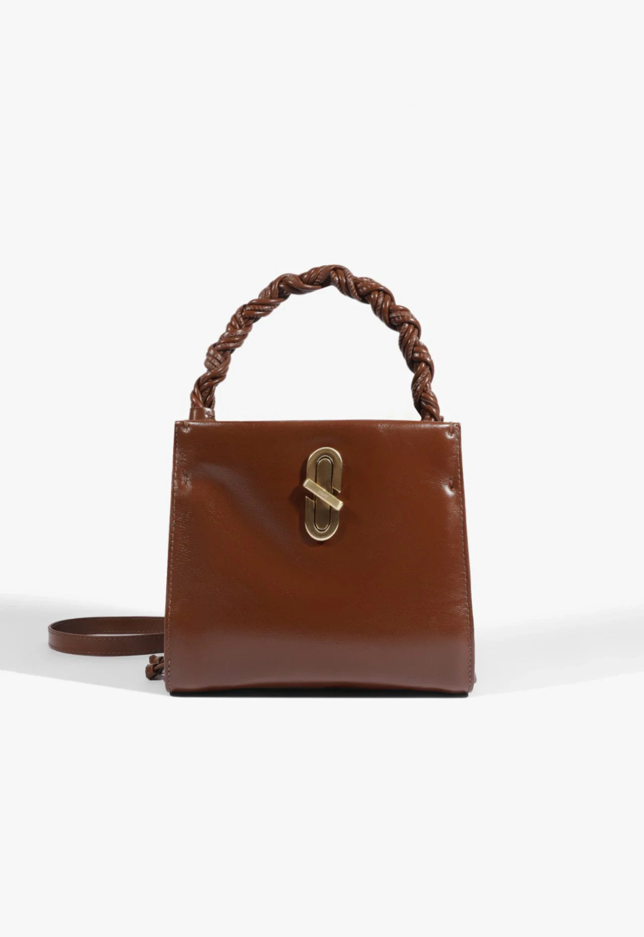 Bolsa Tote Sophie Média Couro Marrom