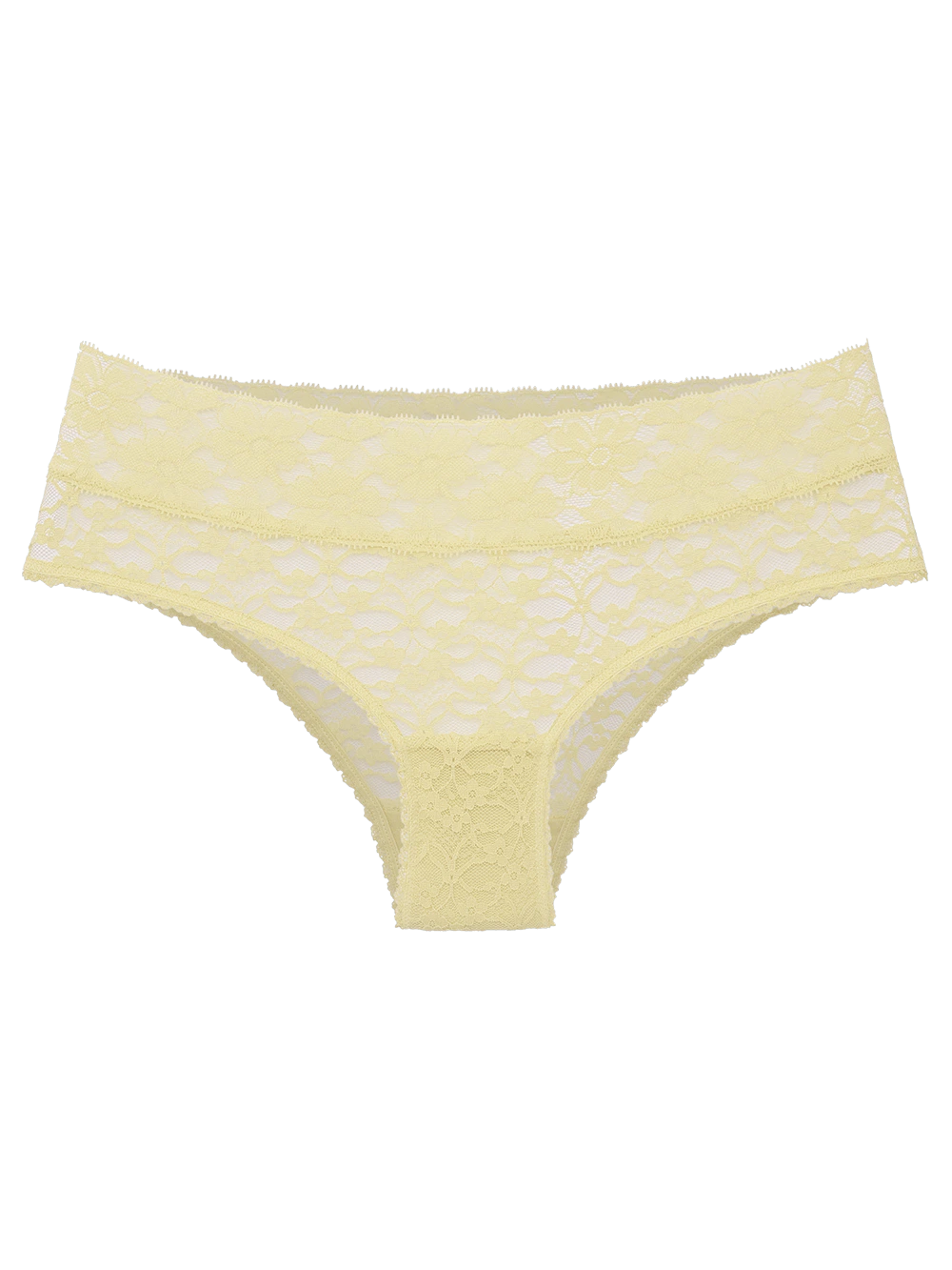 Calcinha Caleçon Renda Sweet Lace Amarelo