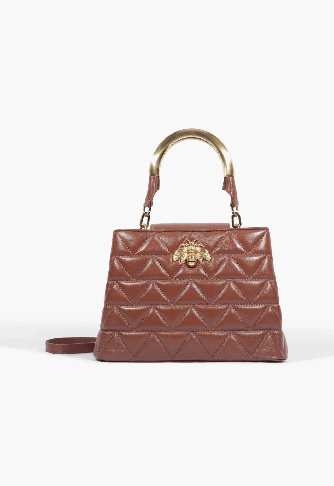 Bolsa Tote New Believe Grande Couro Marrom