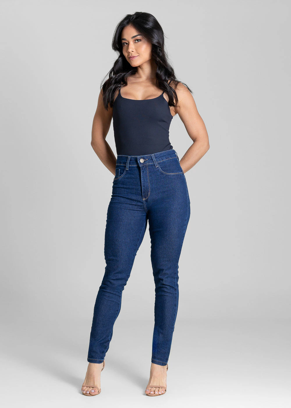 Calça Jeans Sawary Cigarrete - 283955 AZUL