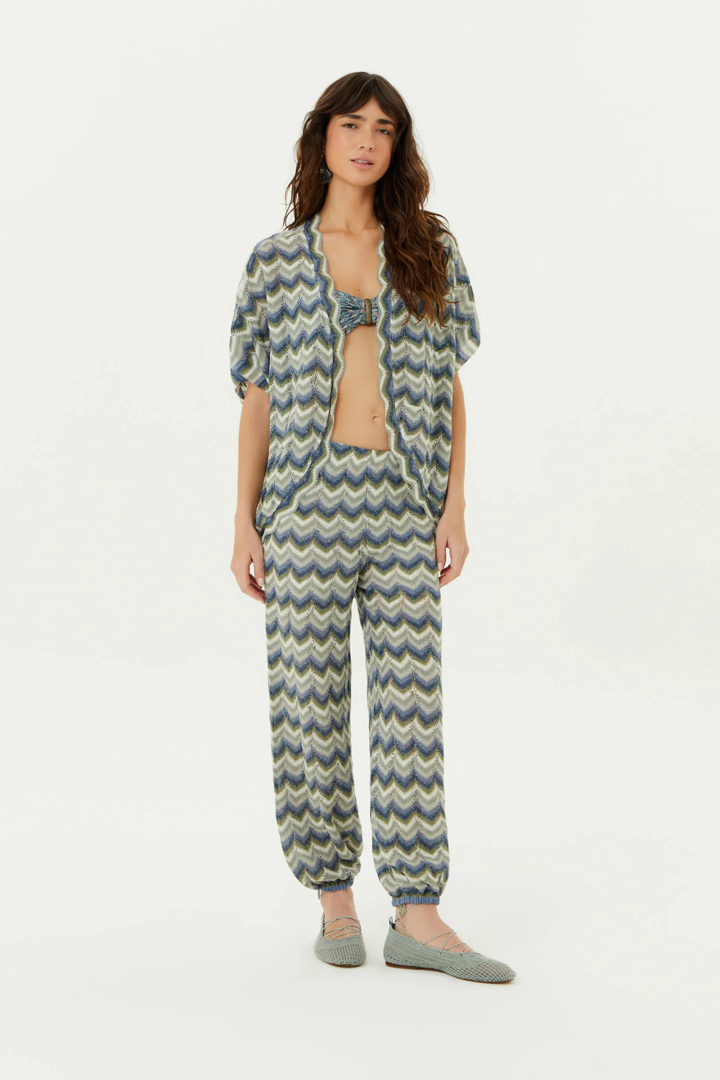 Calça Tricot Aladim Chevron