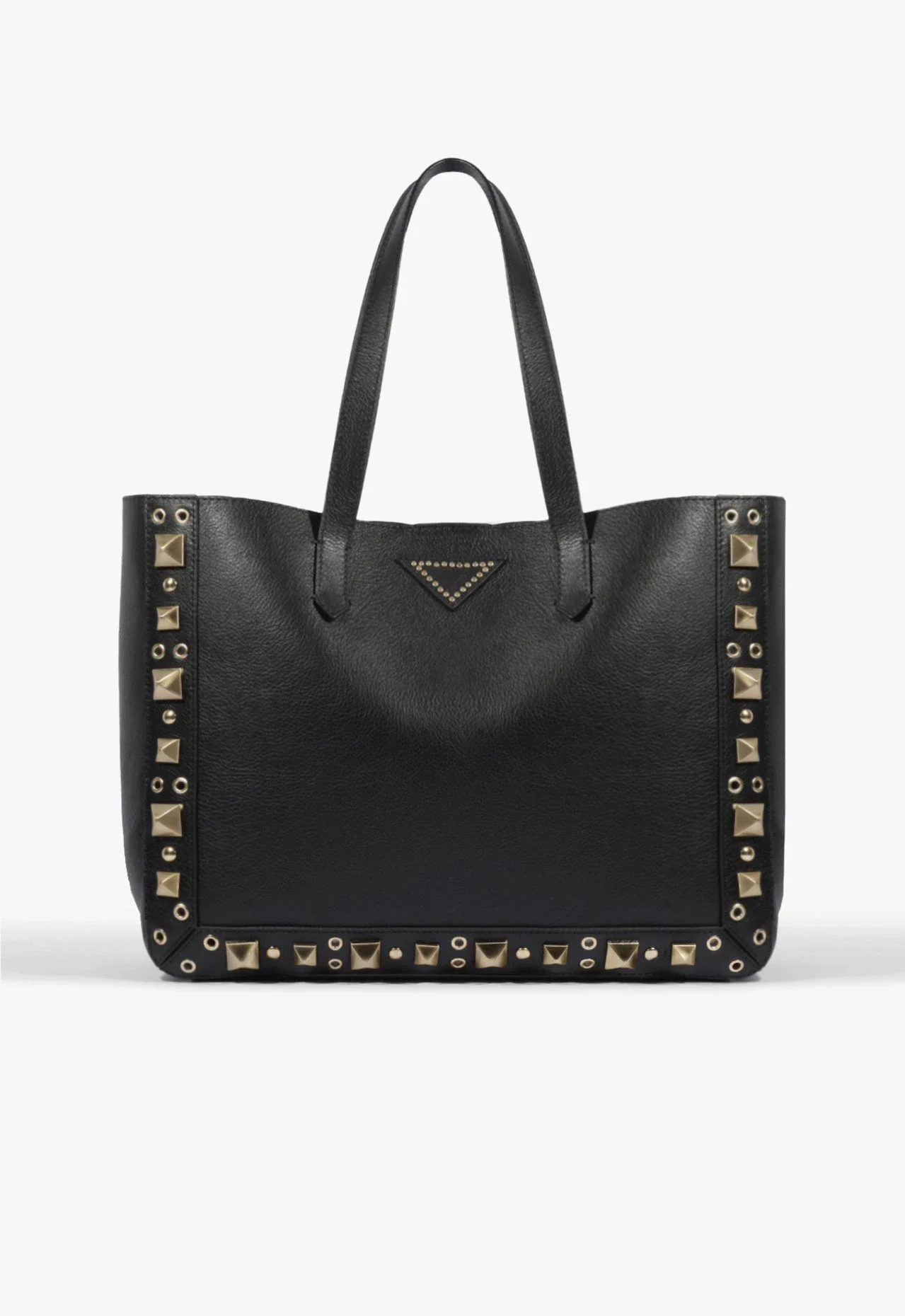 Bolsa Hobo Couro Preta
