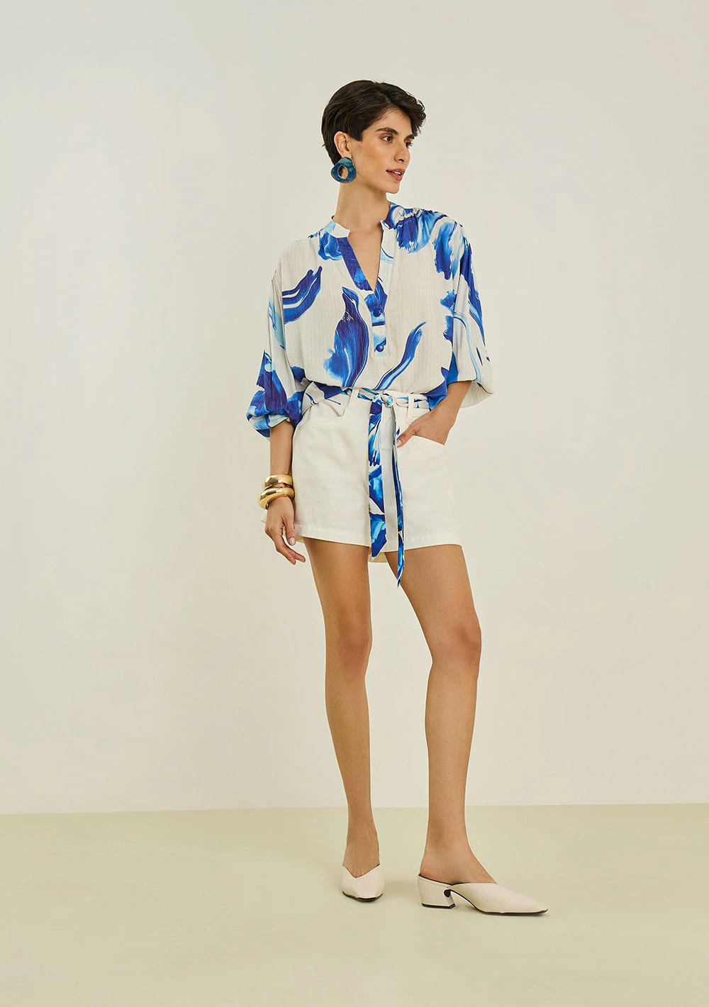 Shorts Maria.Valentina Reto Alta Off White