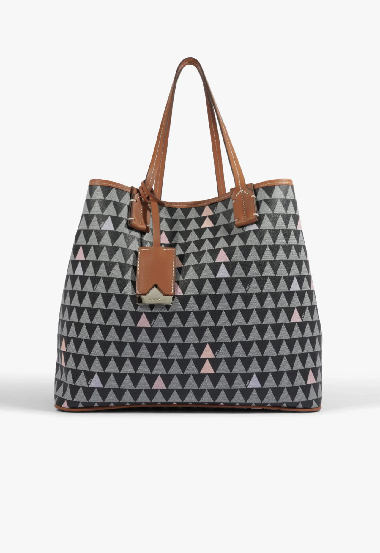 Bolsa Shopping Nina Triangle Preta