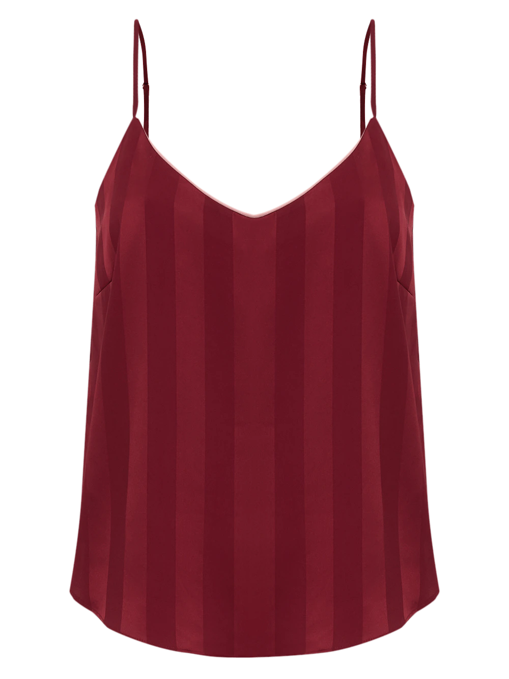 Camisete Sem Manga Cetim Ariel Vinho Cabernet