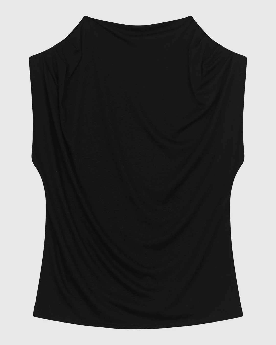 Blusa Feminina Ampla Decote Drapeado Em Viscose Stretch - ENFIM