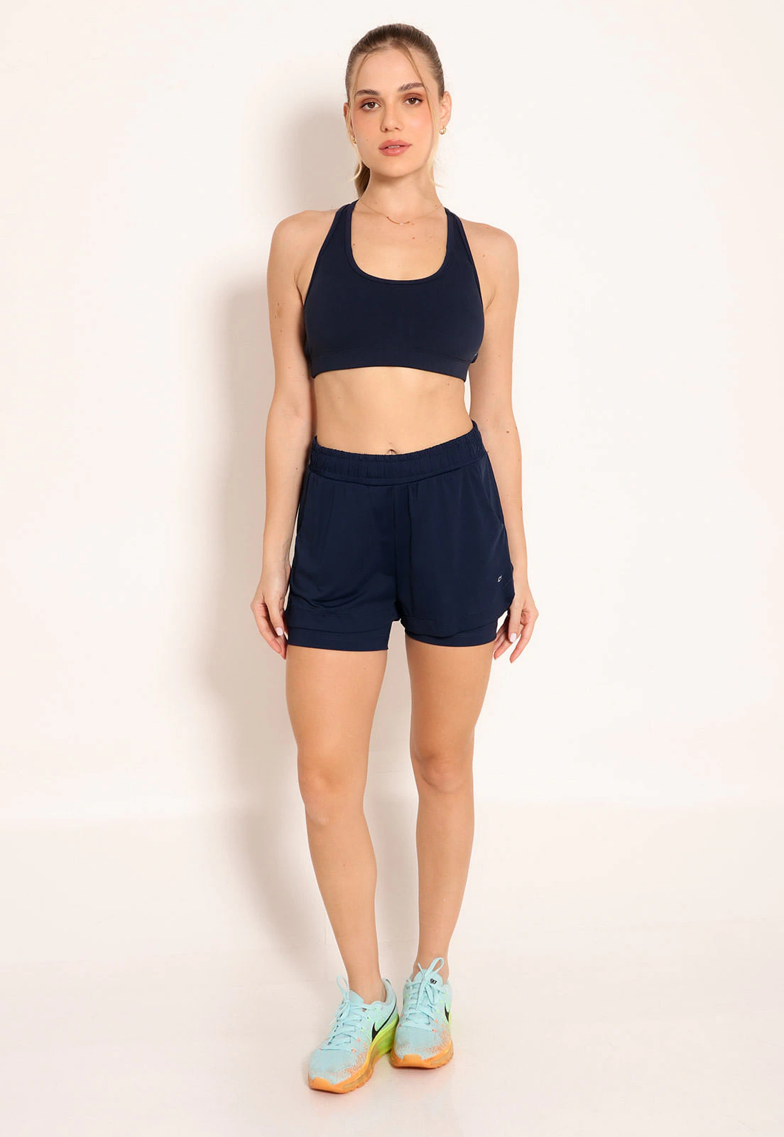 Shorts Feminino Elastic Dry Com Cordão