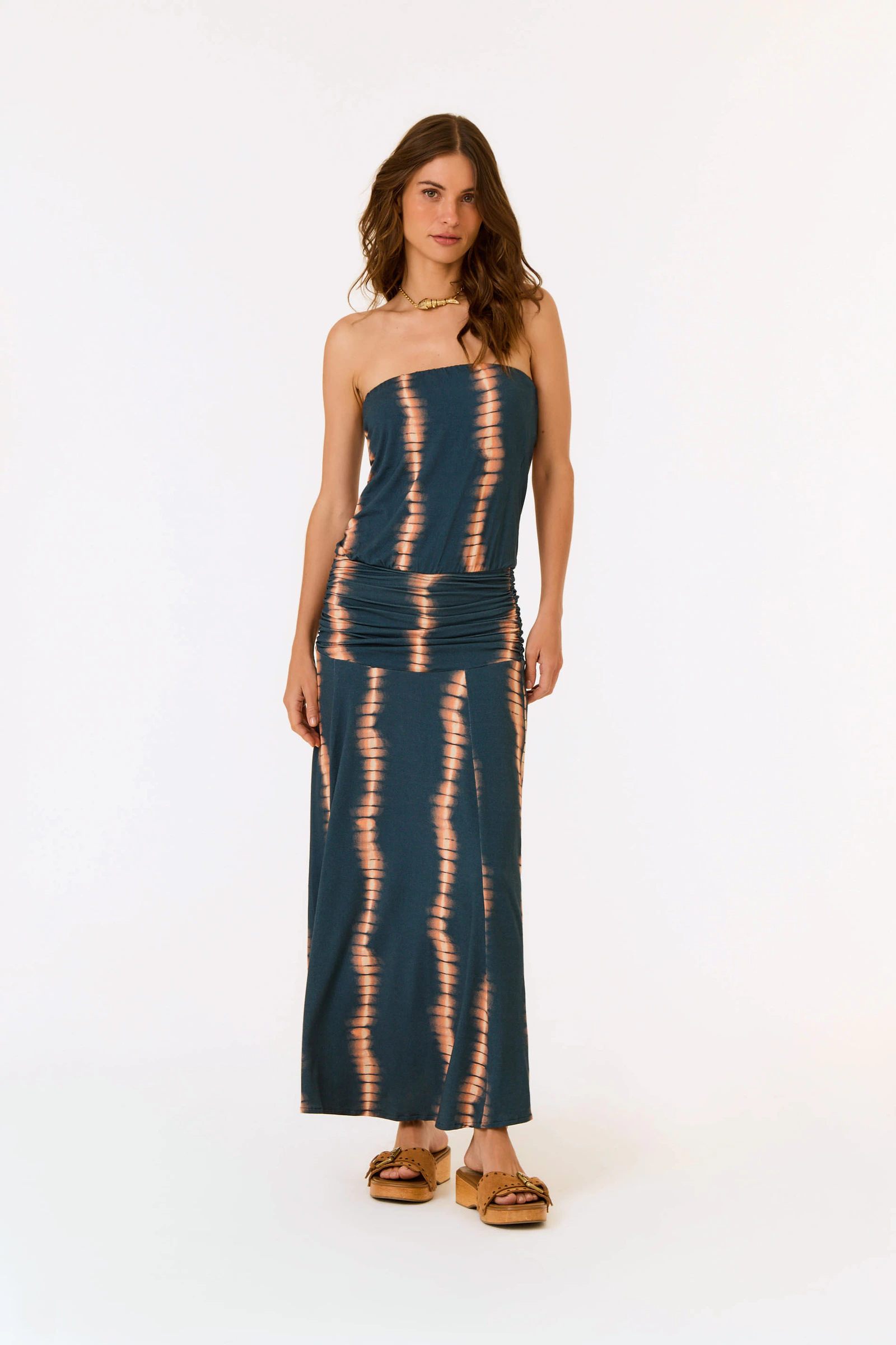 Vestido Longo Estampa Balangan Jasper