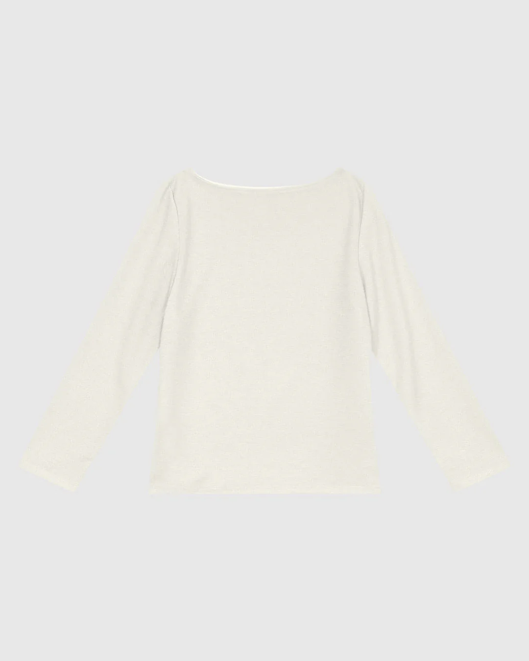 Blusa Justa Feminina Decote Canoa Manga 7/8 Em Malha Crepe Lurex - ENFIM