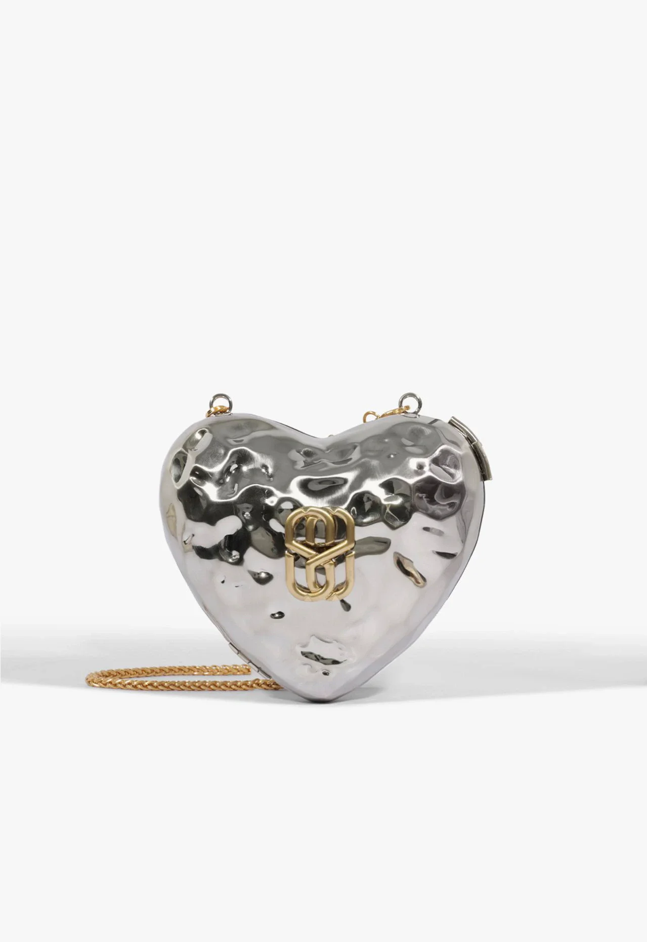 Bolsa Tiracolo Crossbody Heart Beat Prata