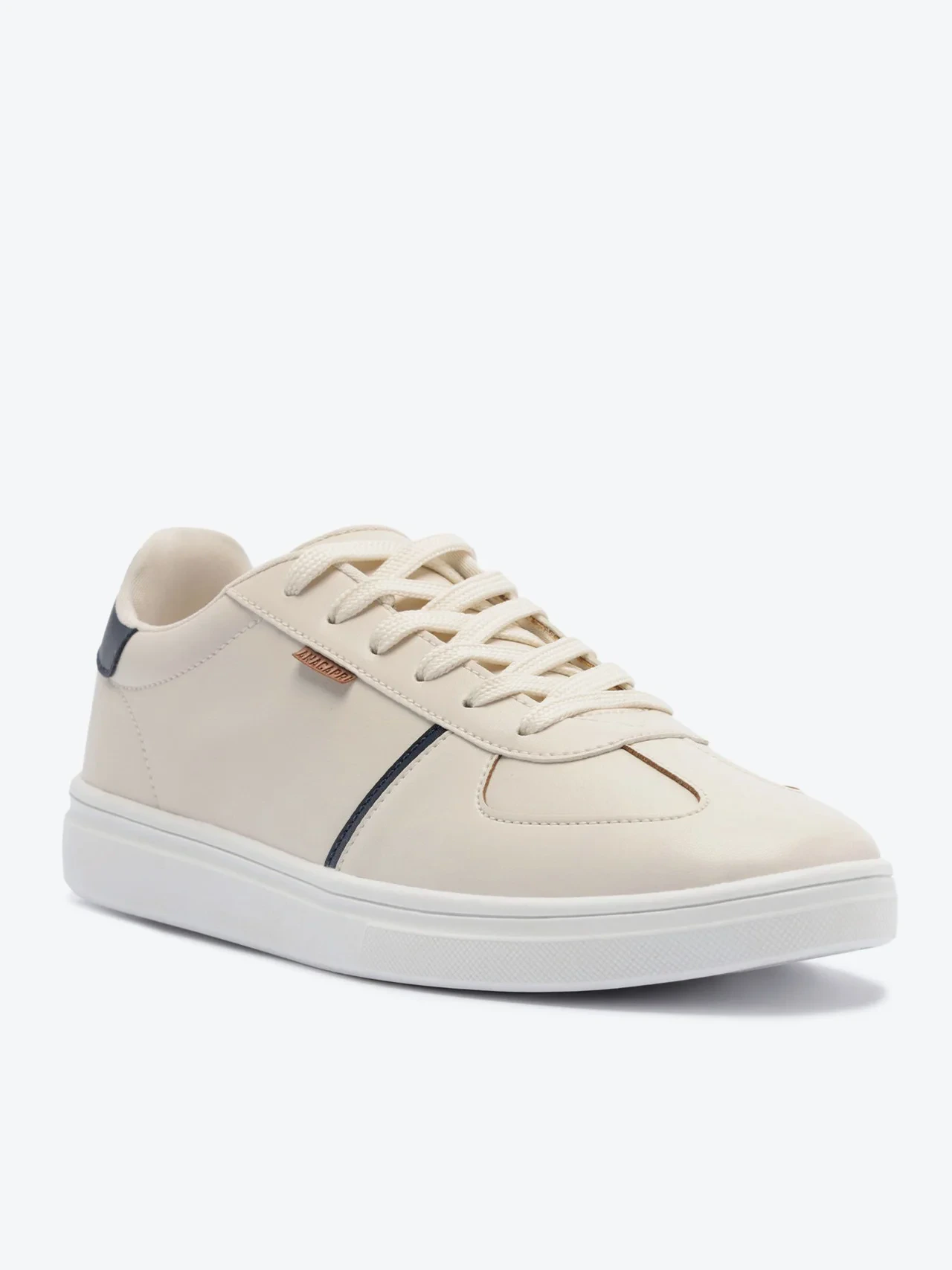 Tênis Detalhe Listra Lateral Branco e Azul