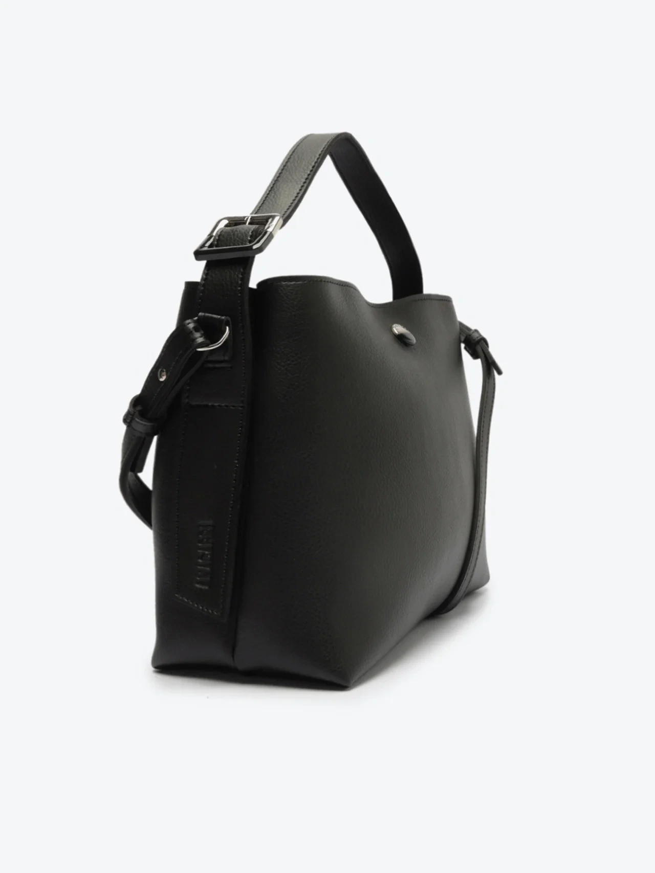 Bolsa Tote Preta Média Quadrada