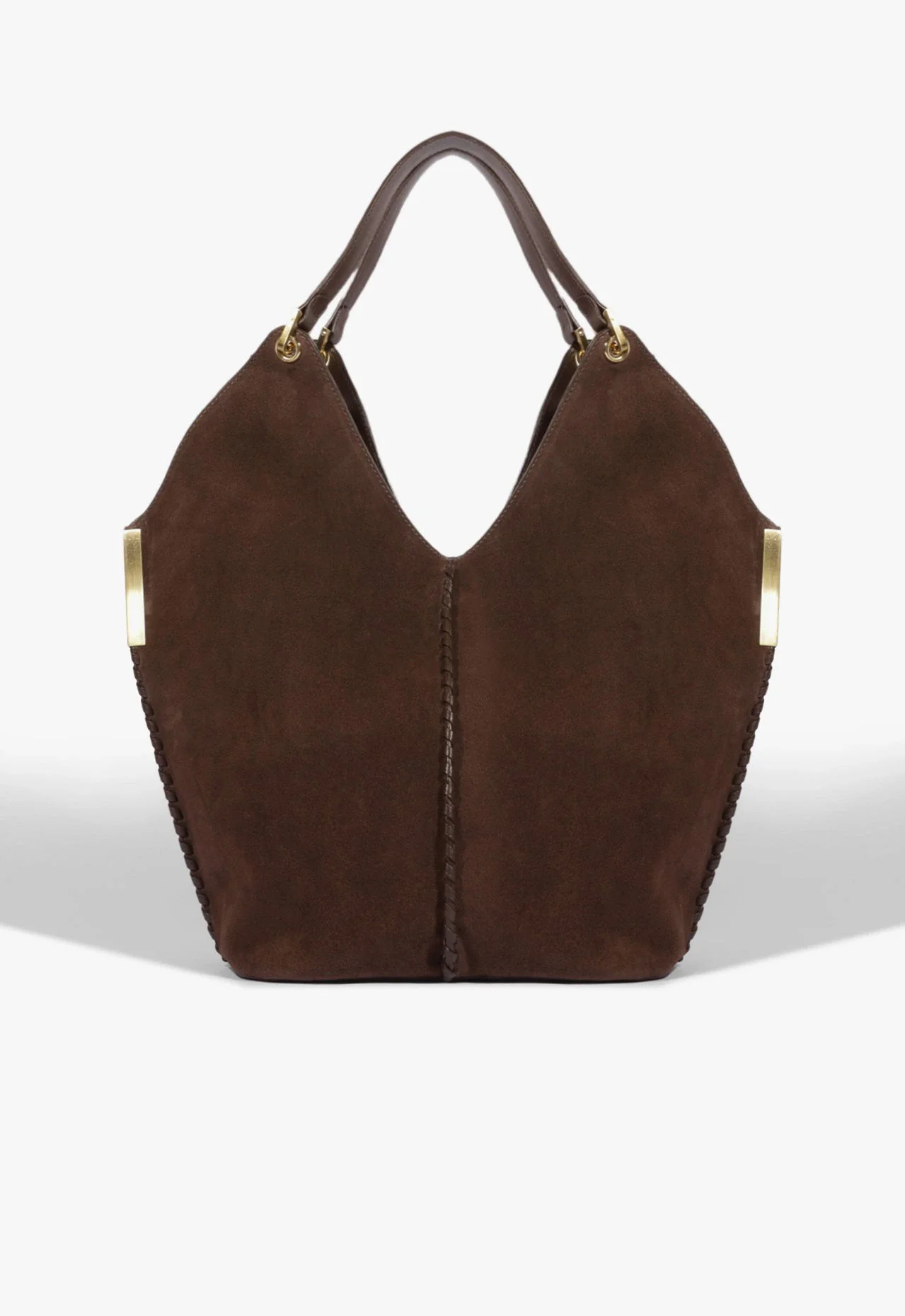 Bolsa Hobo Josie Camurça Marrom