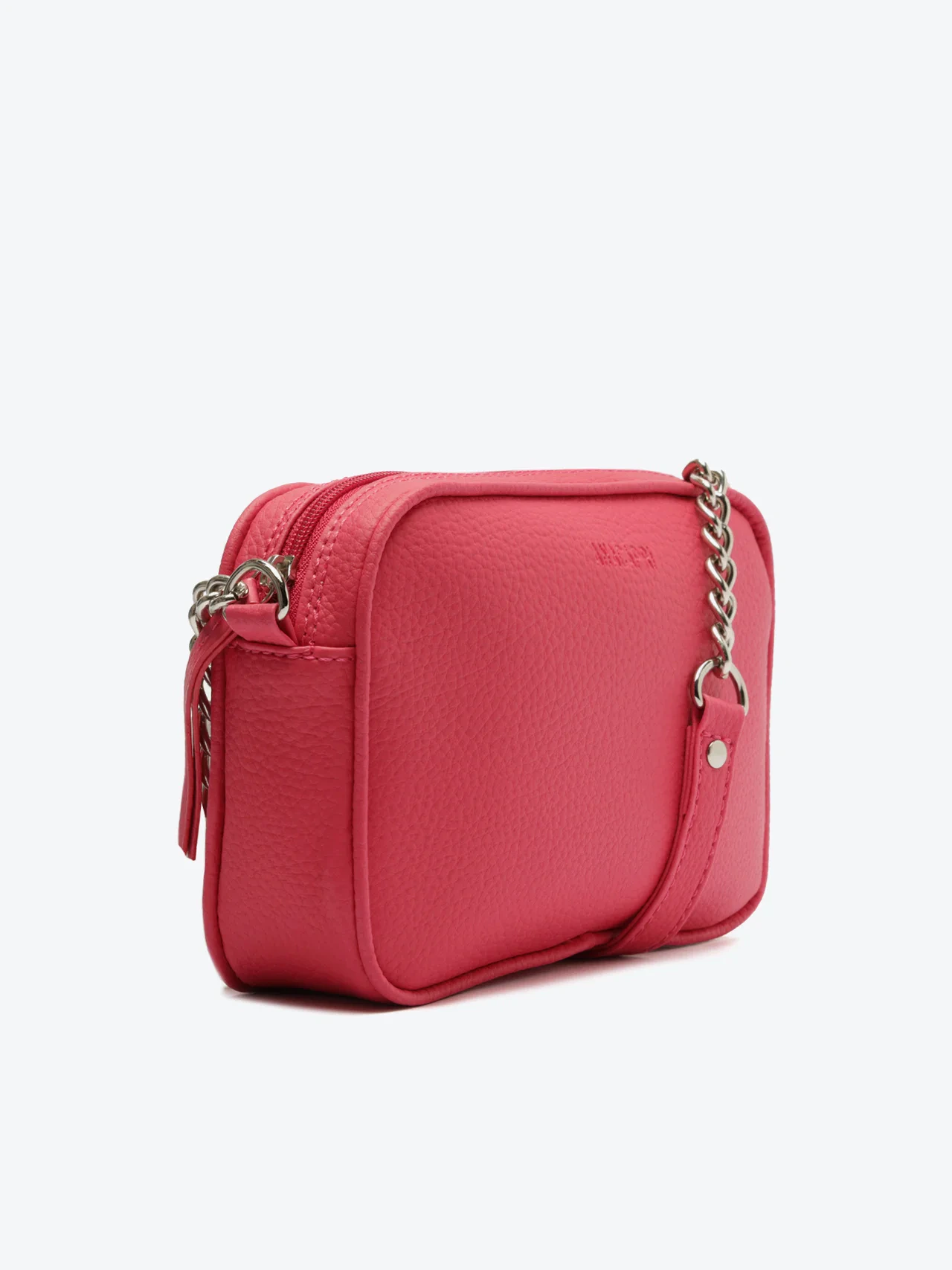 Bolsa Tiracolo Pequena Corrente Rosa