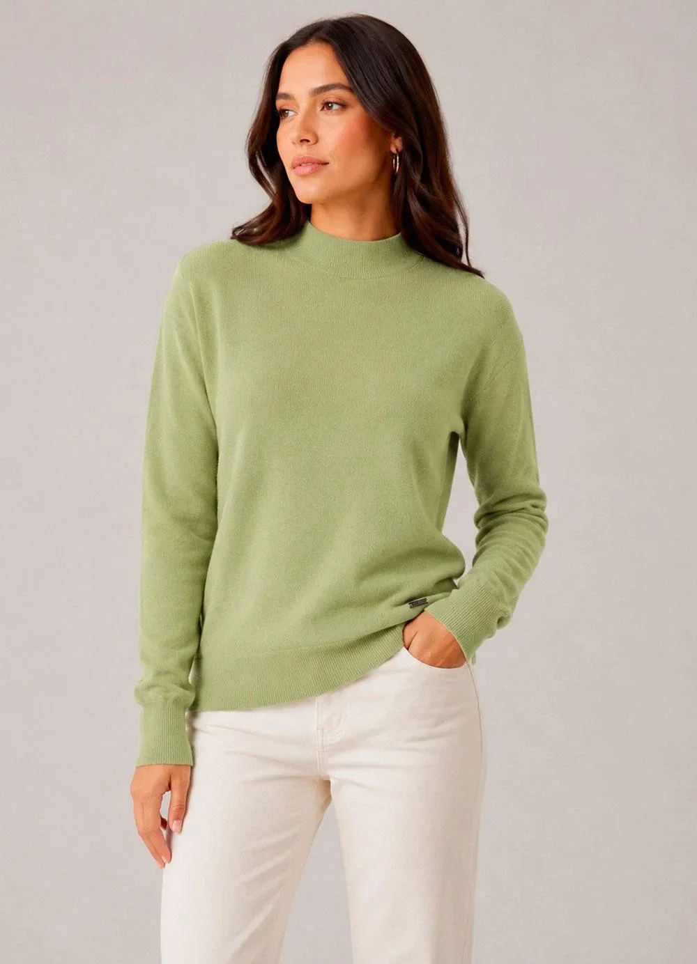 Rovitex - Blusão Tricot Feminino Verde