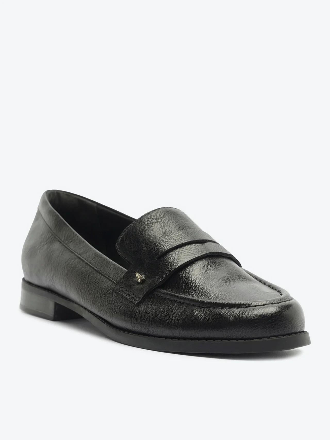 Mocassim Texturizado Pala Aplicação A Preto