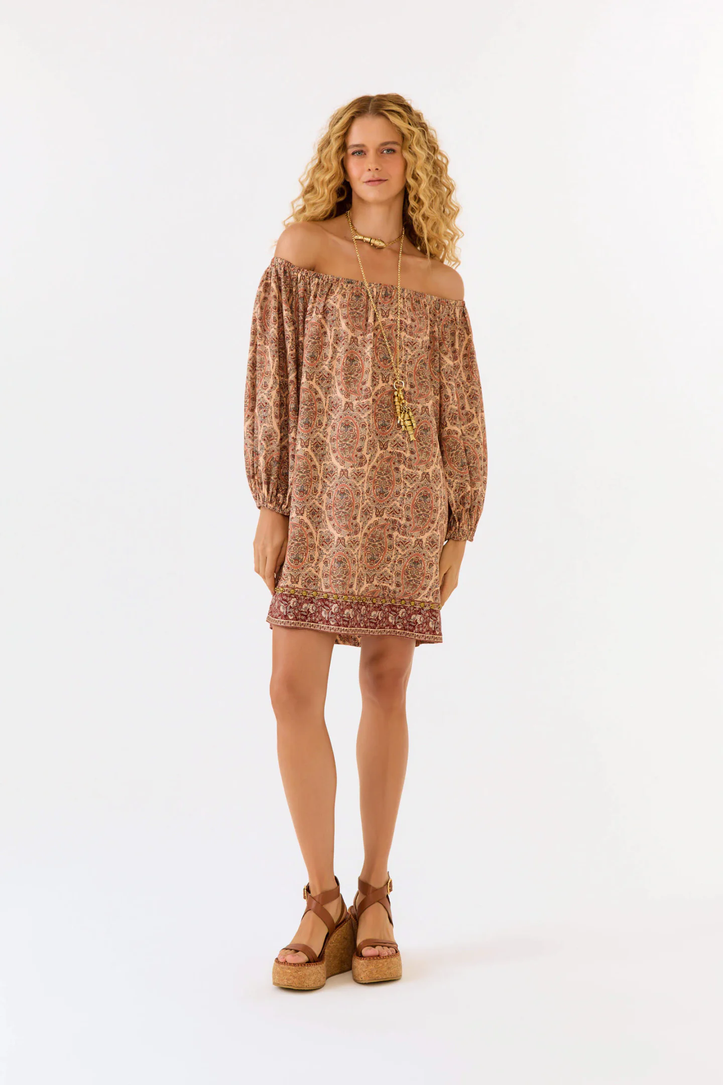 Vestido Curto Estampa Charm