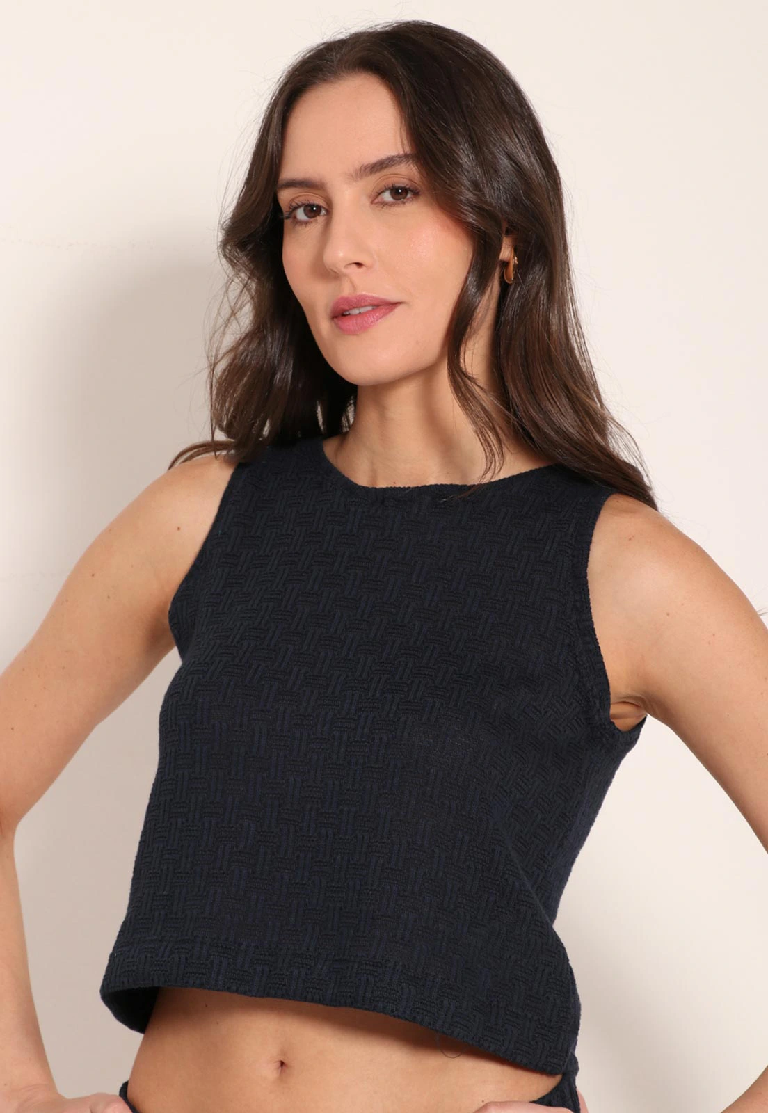 Regata em Tricot Basket Básica