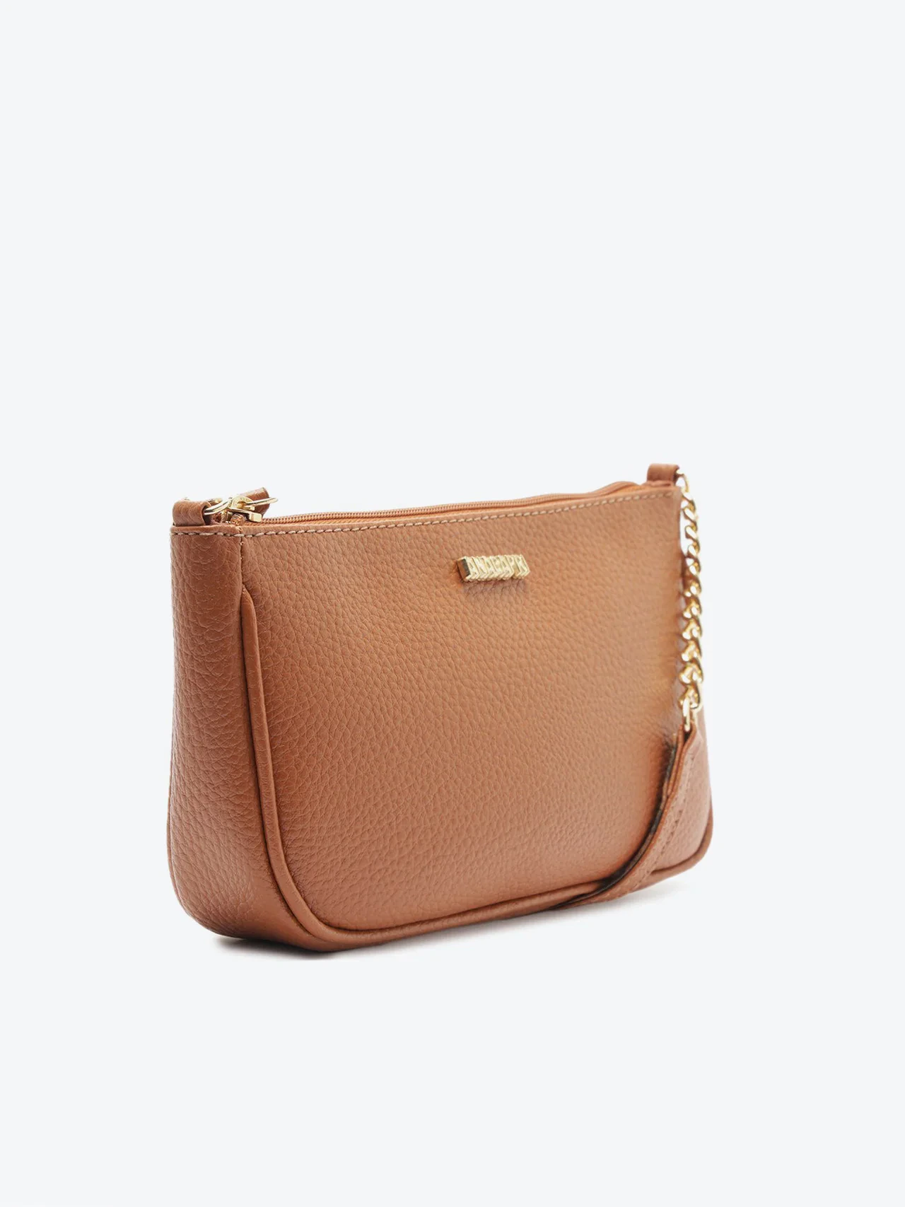 Bolsa Tiracolo Pequena Mix Marrom