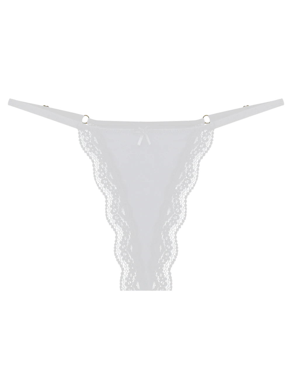 Calcinha Fio String Algodão Pop Colors Branco