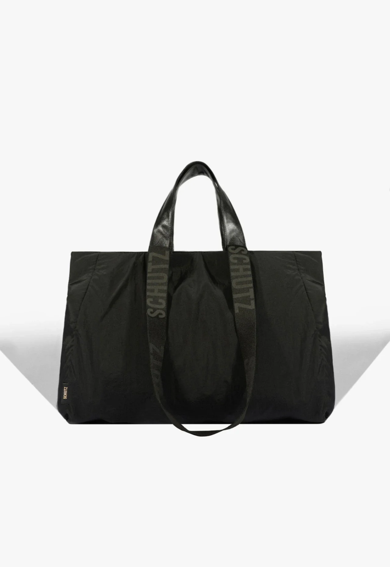 Bolsa Shopping Grande Nylon Preta