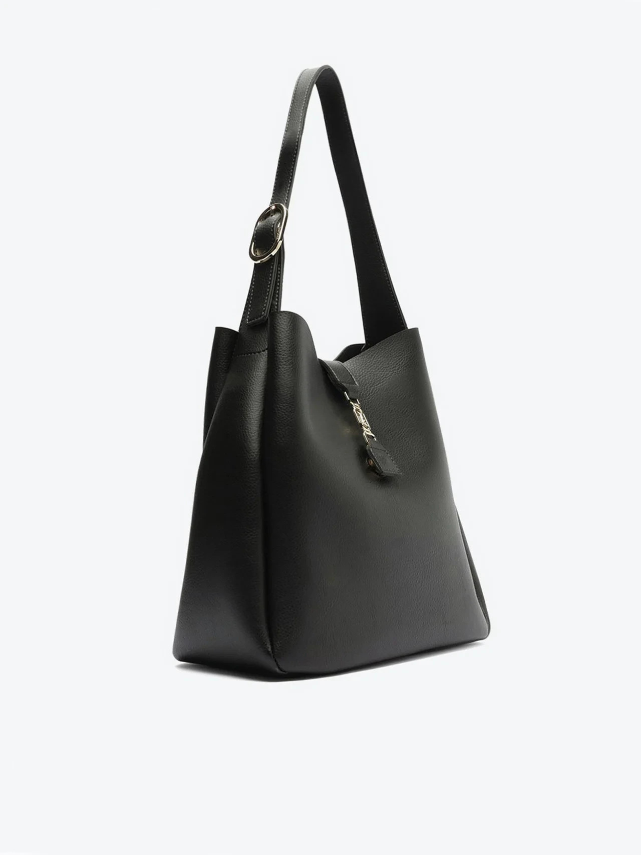 Bolsa Shopping Grande Hobo Pin A Preta
