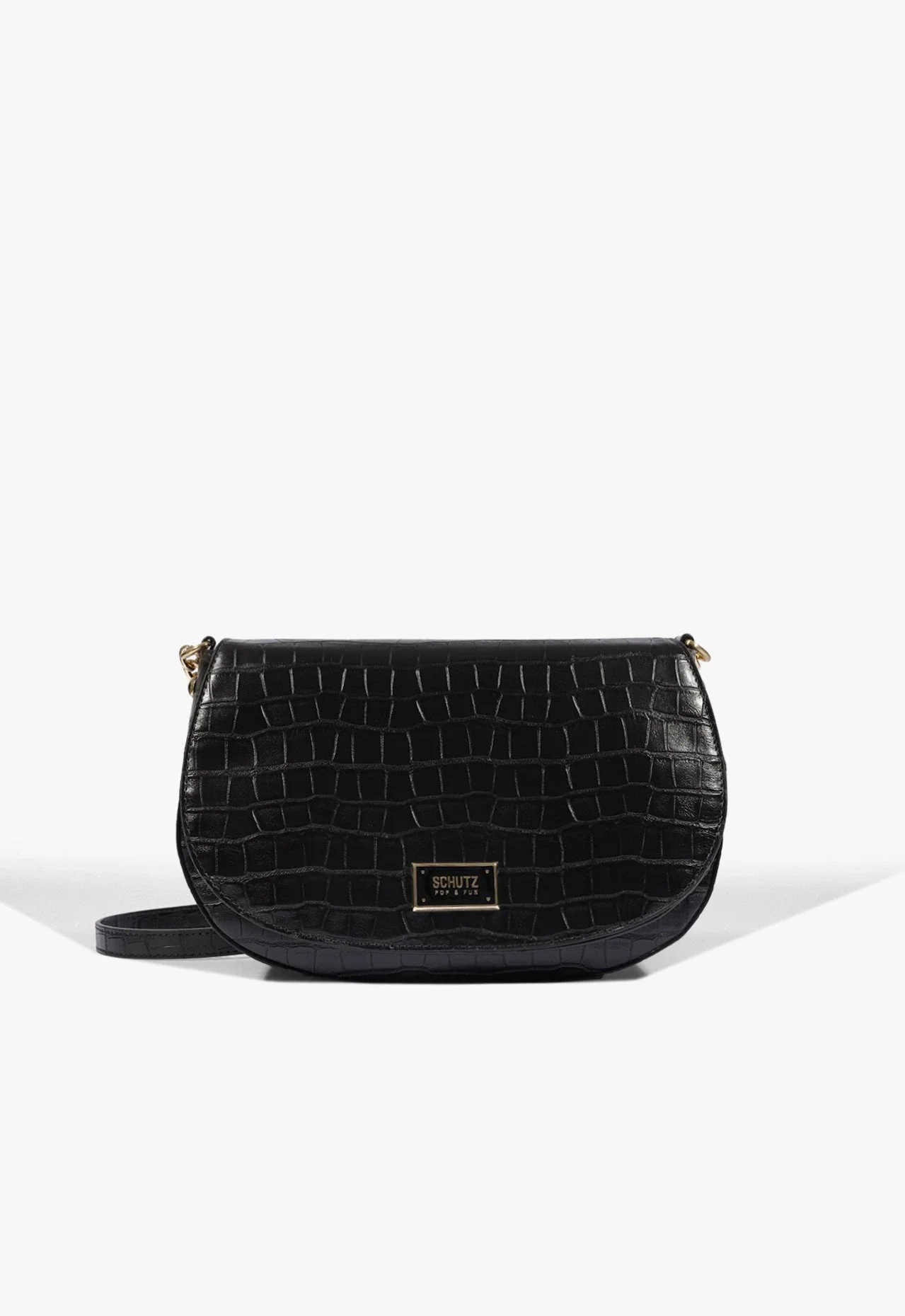 Bolsa Média Shoulder Preta