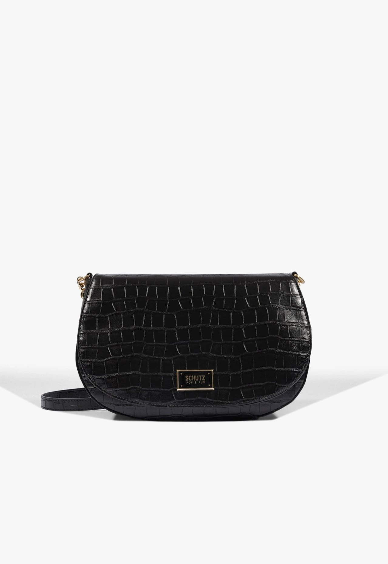 Bolsa Média Shoulder Preta