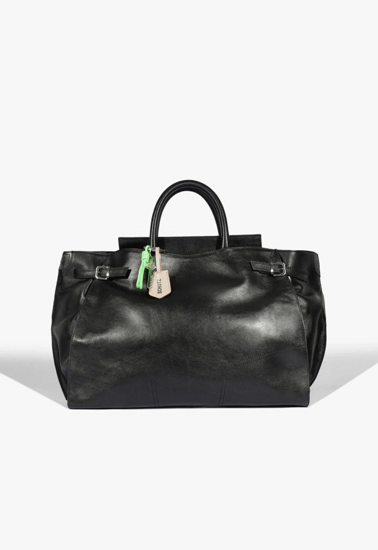 Bolsa Tote Maxi Heaven Couro Preto