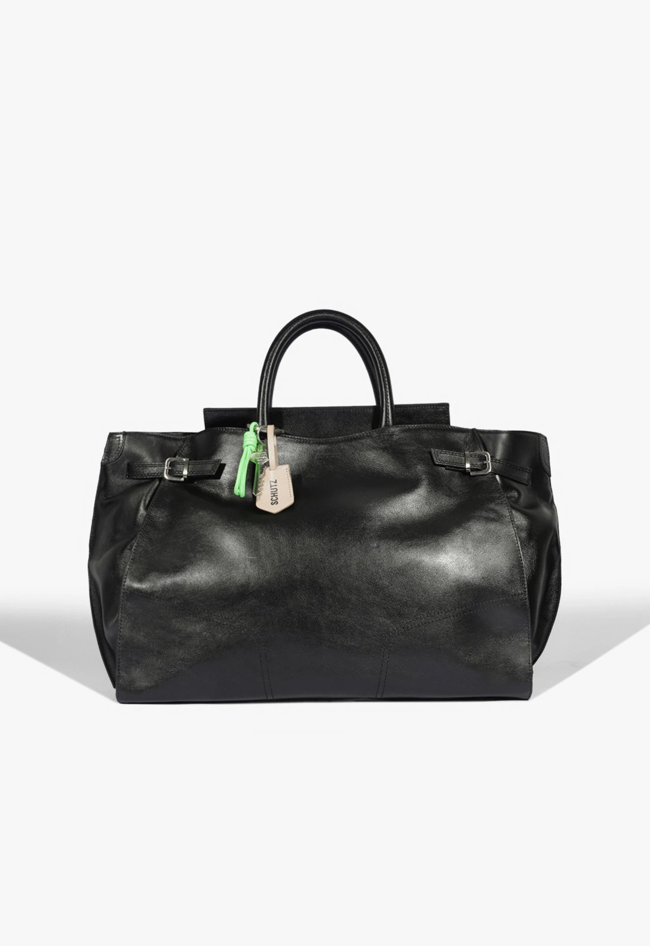 Bolsa Tote Maxi Heaven Couro Preto