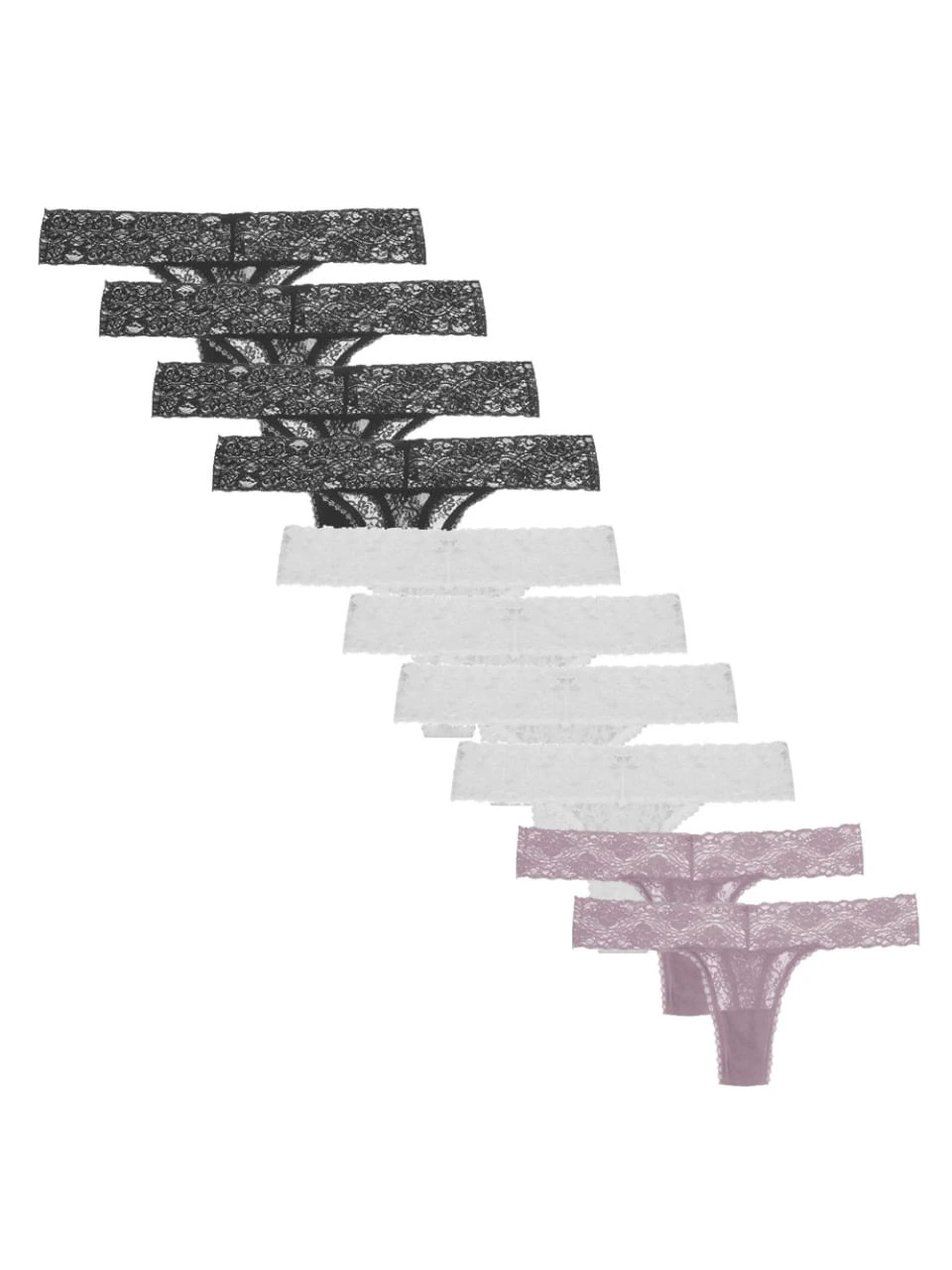Kit 10 Calcinhas Fio Renda Sweet Lace