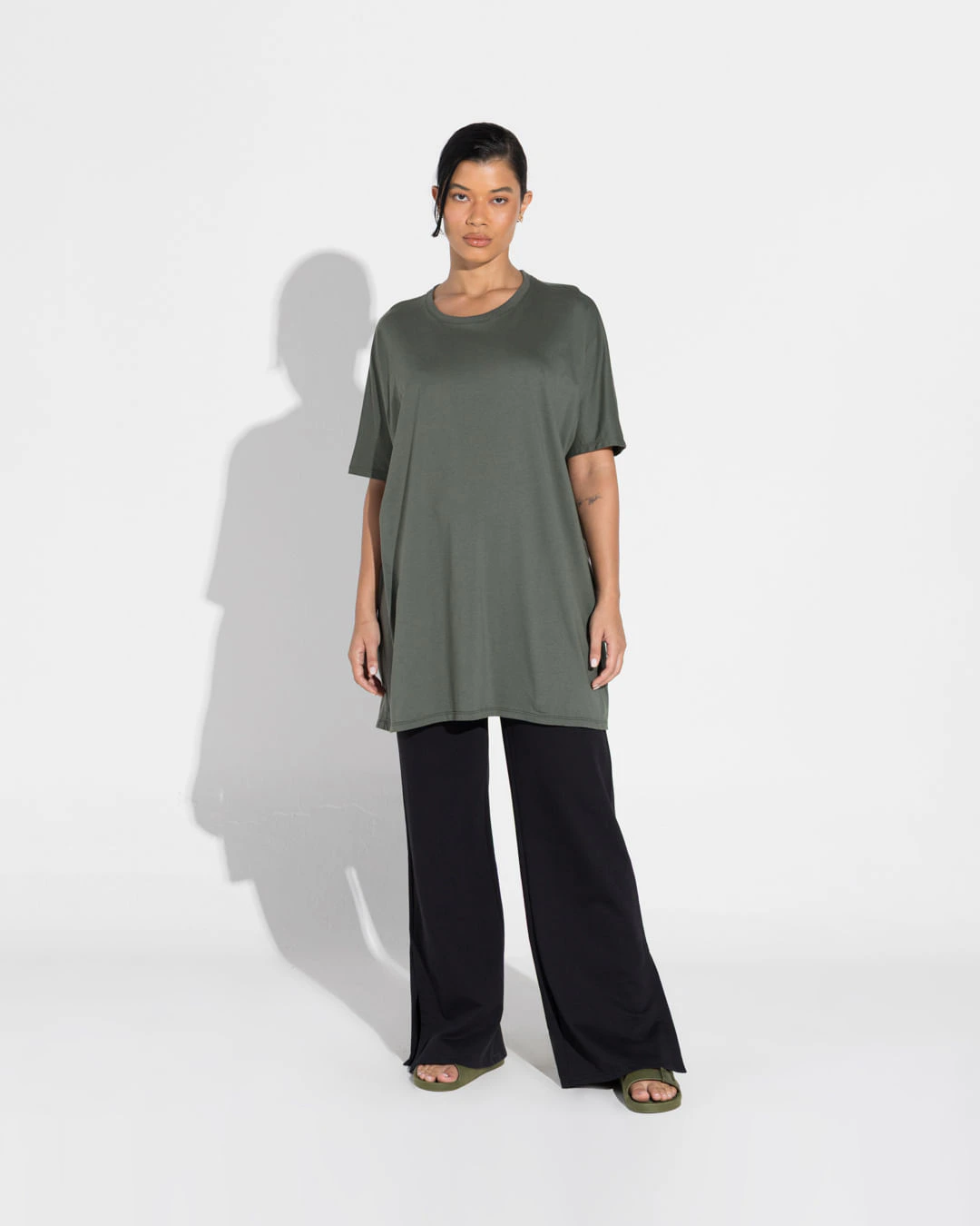 Camiseta Pima Oversized Feminina
