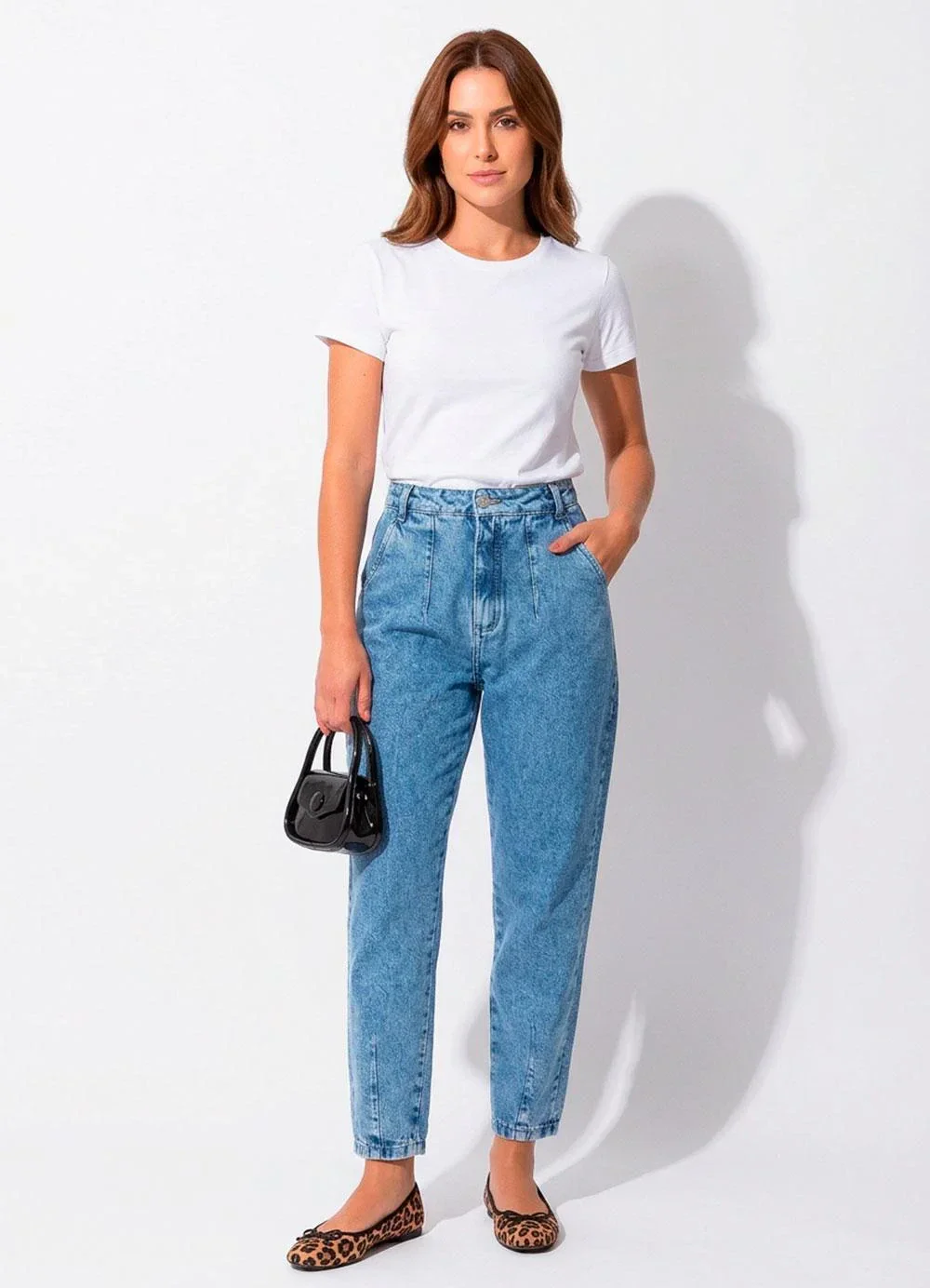 Quintess - Calça Jeans Claro em Jeans