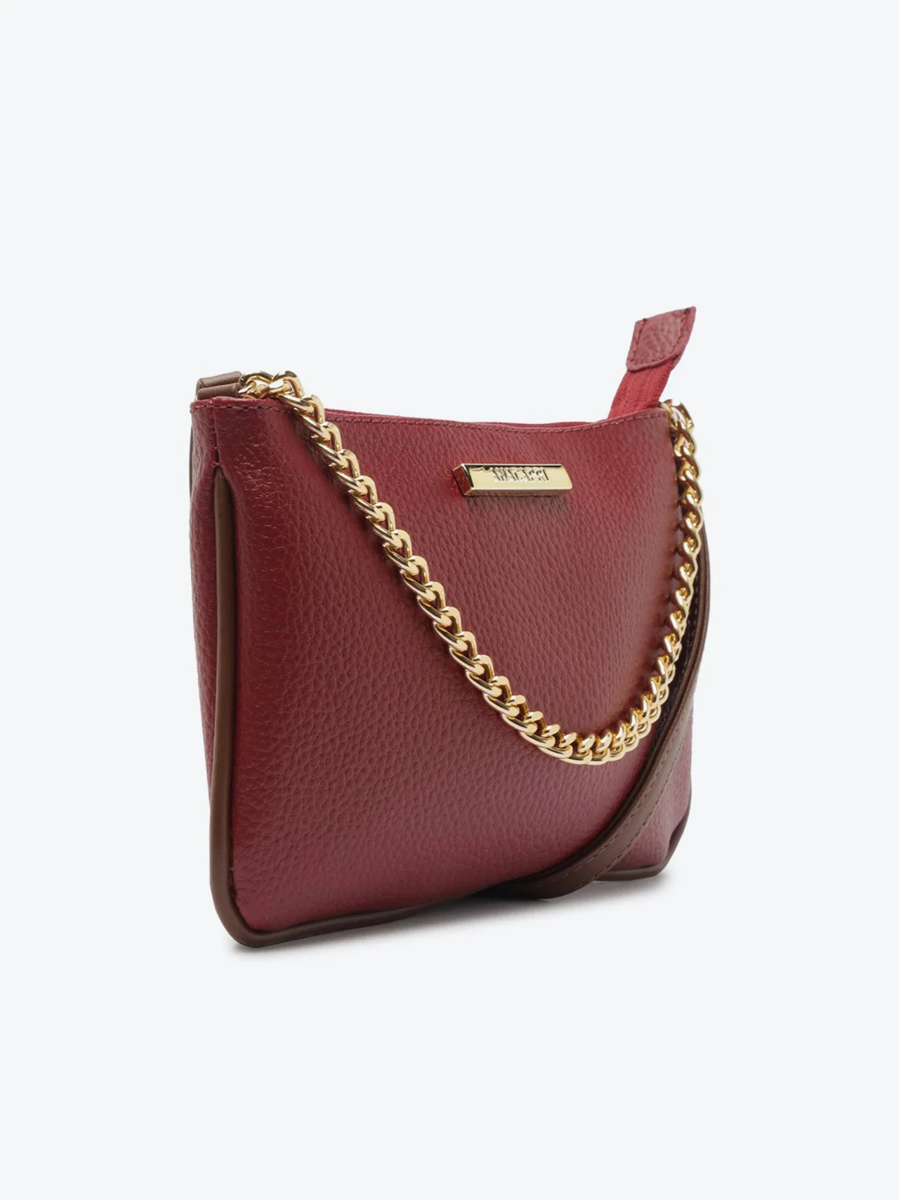 Bolsa Tiracolo Média Corrente Vermelha