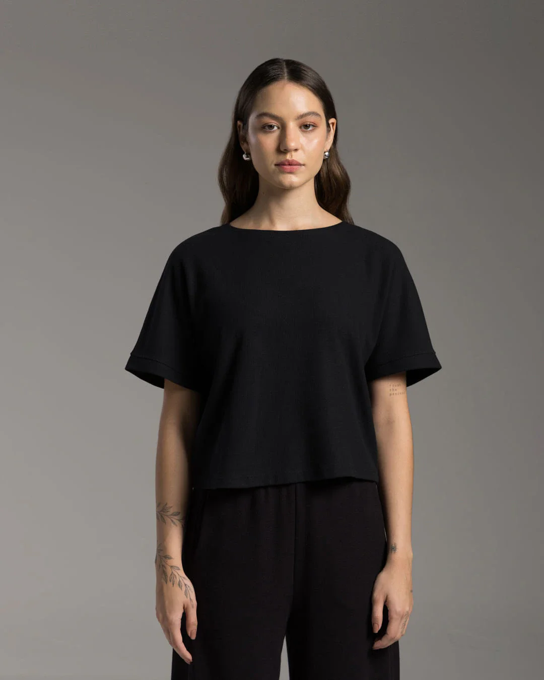 Blusa Tech Cropped Waffle Anti Odor Feminina - BASICAMENTE