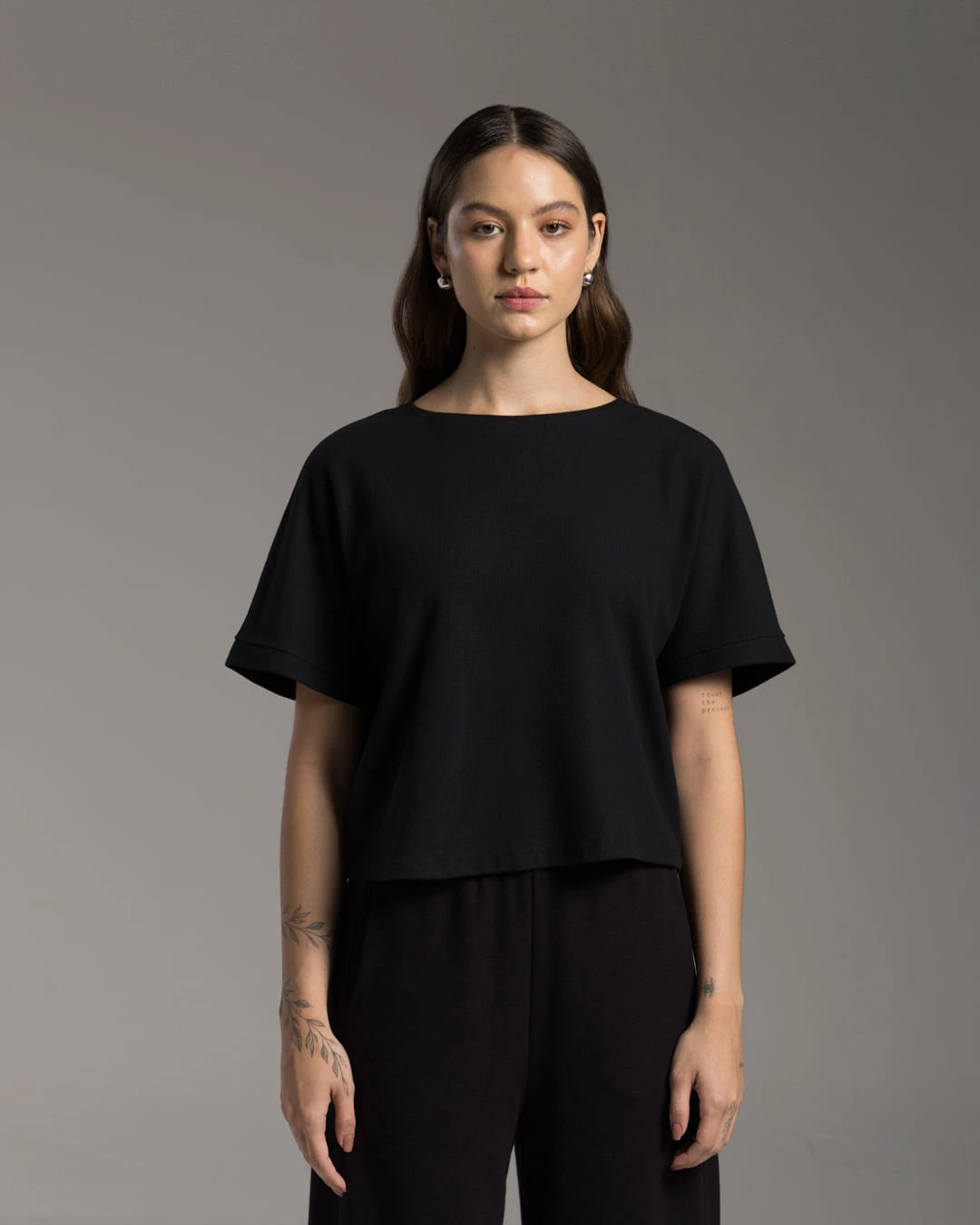 Blusa Tech Cropped Waffle Anti Odor Feminina - BASICAMENTE