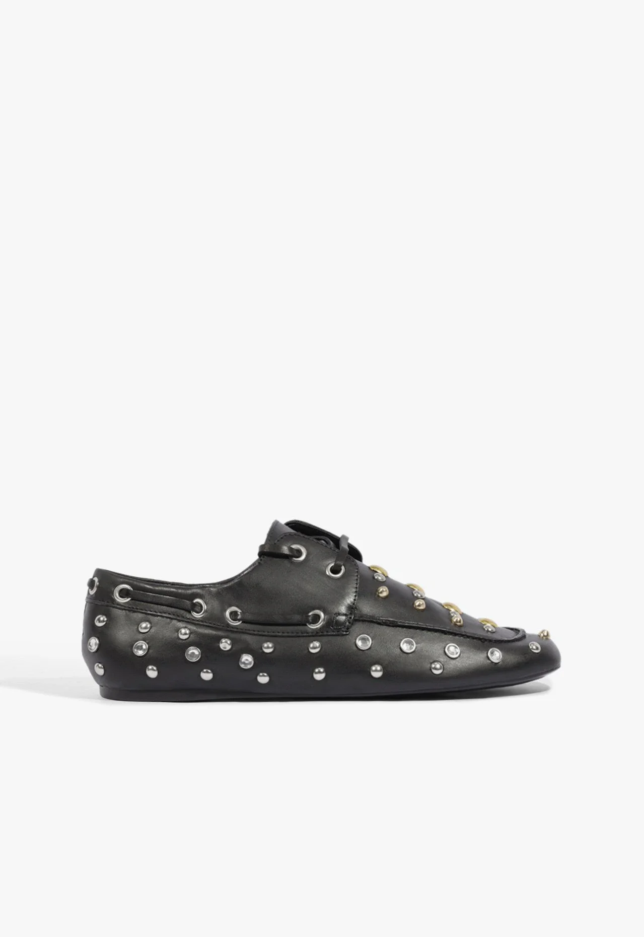 Mocassim Michaella Couro Preto